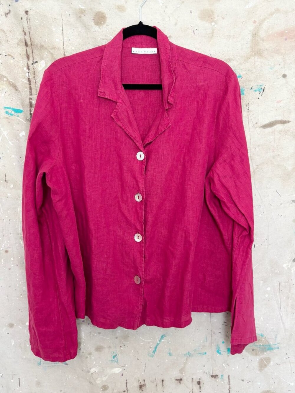 Bryn Walker Collared Linen Button Down